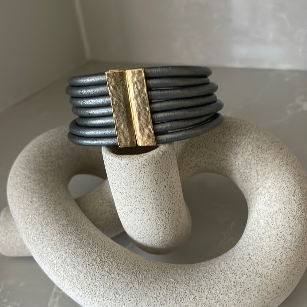 leather strings bracelet